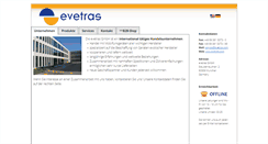 Desktop Screenshot of evetras.com
